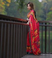 টাঙ্গাইল সিল্ক ডিজিটাল প্রিন্ট শাড়ি।